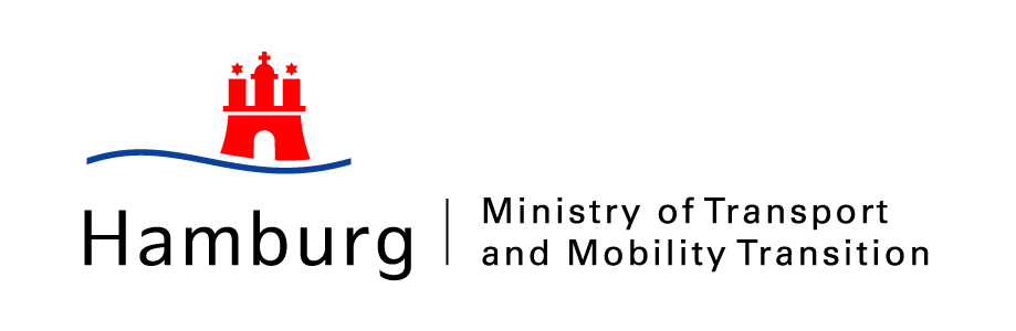 Logo of the Free and Hanseatic City of Hamburg, Ministry of Transport and Mobility Transition